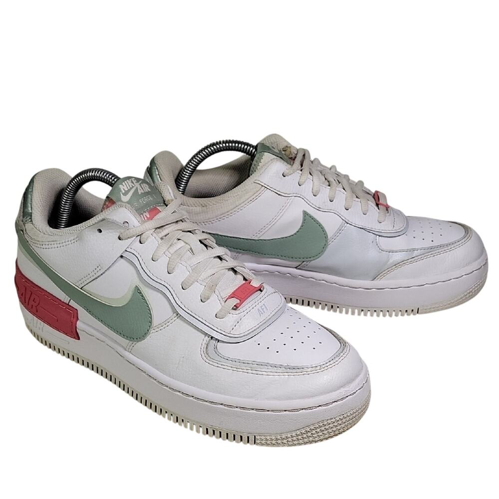 Nike Air Force 1 Shadow Archeo Pink White Sneakers Womens Size 11